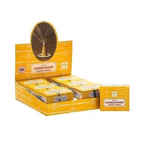 Satya Nag Champa Super Sandal Wierook Box 12 pakjes