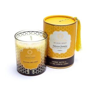 Vata Tuberoos Jasmijn Ayurveda Geurkaars 200 gram