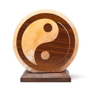zoutlamp yin yang 22cm elektrisch himalaya zout